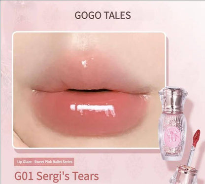 GOGO TALES COSMETICS # 774 sweet ballet light lip glaze 
35 dhs🌺

Zain01
♥️♥️♥️