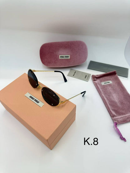 MIU MIU 
Sunglasses 🕶️ 
Copy one 💯
good quality 💯
With original boxes 🗃️ 

55 dhs 


Zain216