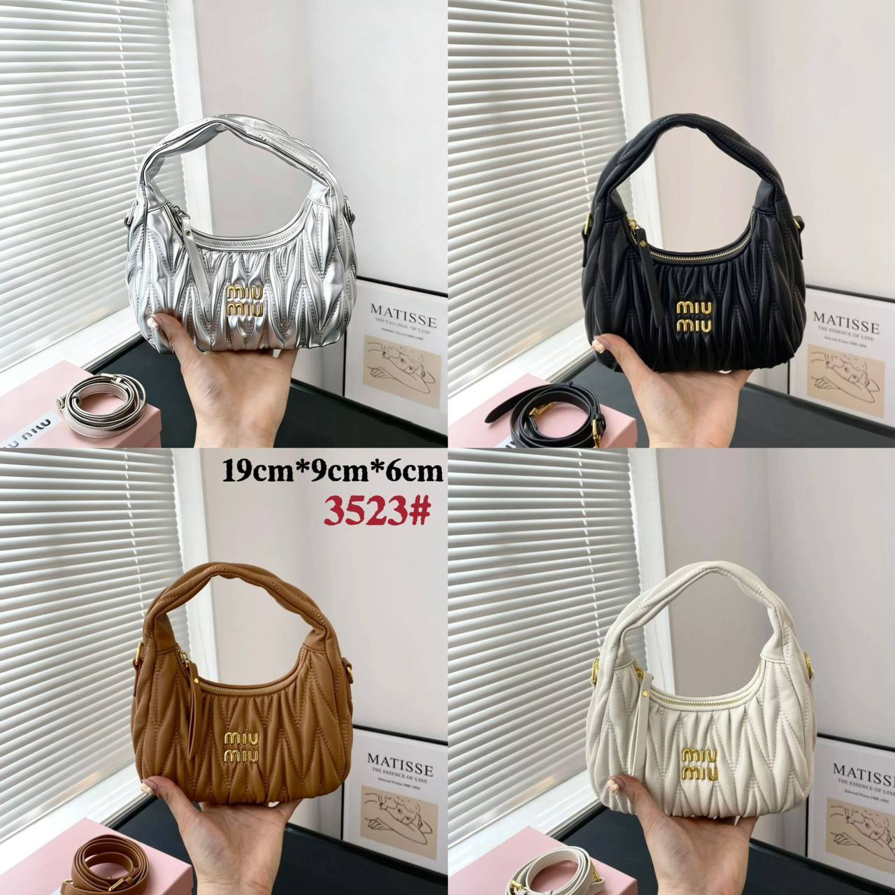 MIU MIU 

NEW CAME GOOD QUALITY 

WITH BOX 
🎁🎁🎁

90 dhs🇦🇪

Zain39
♥️♥️♥️
