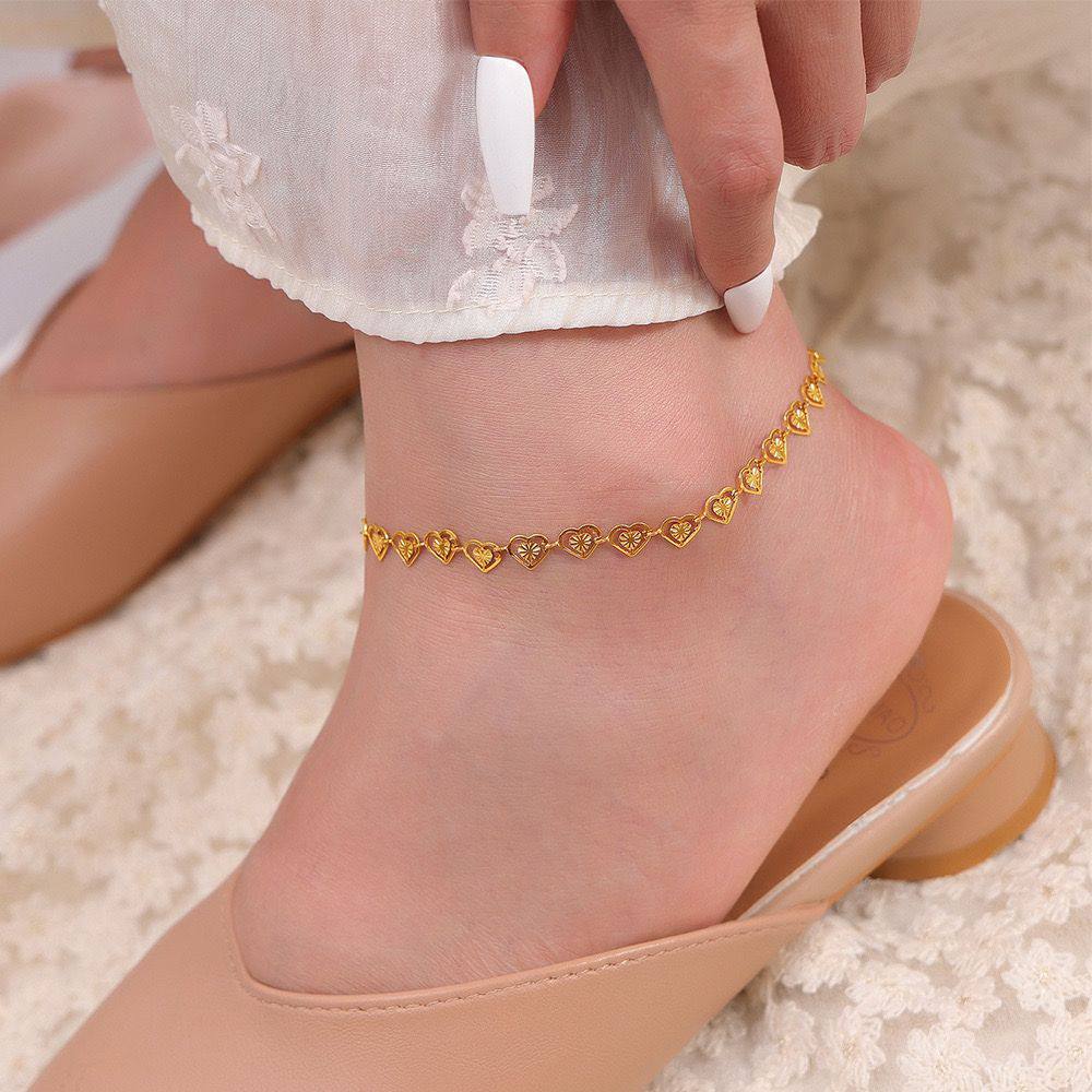 New arrival Stainless steel with18k gold plated anklet 
30 dhs🗽

Zain243
♥️♥️♥️