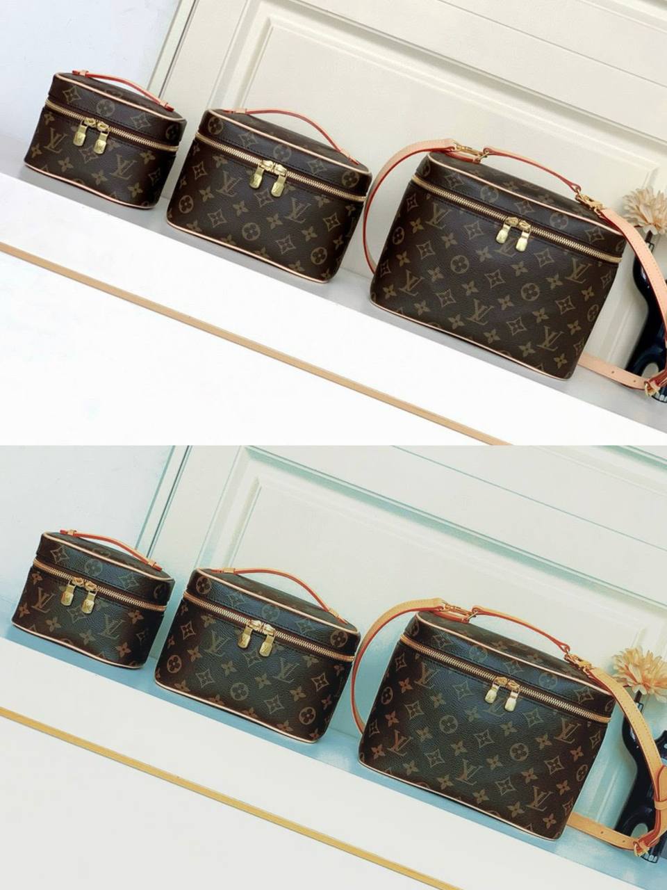 LV
GOOD QUALITY 
WITH BOX 
🎁🎁🎁

BIG SIZE 110 DHS✅
MEDUIM SIZE 100 DHS✅
SMALL SIZE  95 DHS✅

Zain295
♥️♥️♥️