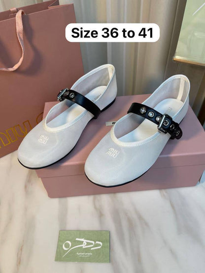 Miu Miu
Shoes only
Size 36 to 41

120 dhs🪙🌨️

Zain103
♥️♥️♥️