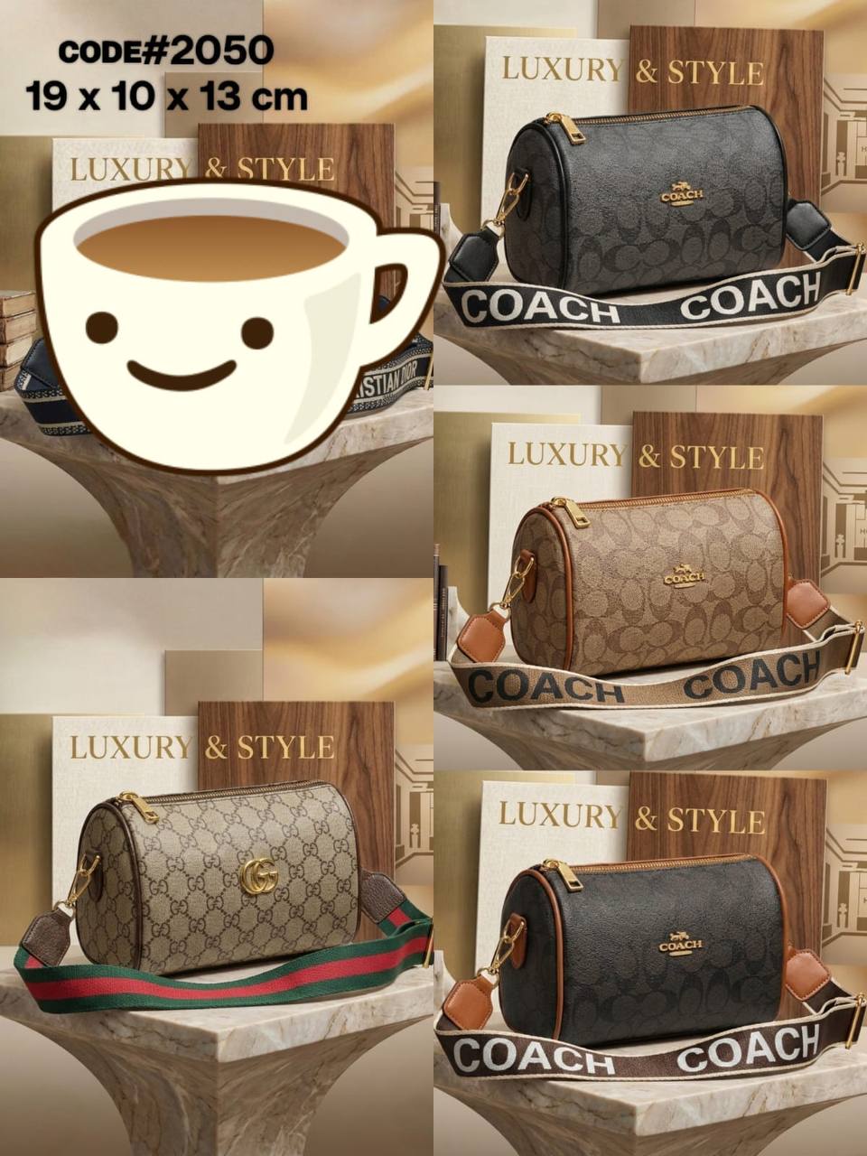 GUCCI & COACH
ᴅᴜғғʟᴇ ᴄʀᴏss ʙᴏᴅʏ ʙᴀɢ
ᴡɪᴛʜ ʟᴏɴɢ ᴛʀɪᴍ sᴛʀᴀᴘ
ɢᴏʟᴅ ʜᴀʀᴅᴡᴀʀᴇ
sɪᴢᴇ : 19 cm

70 dhs✅

Zain31
♥️♥️♥️