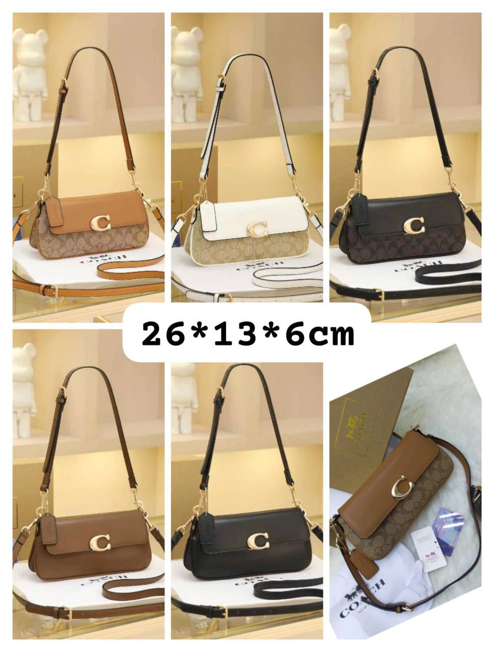 Coach
95 dhs✅
with box

Zain235
♥️♥️♥️
