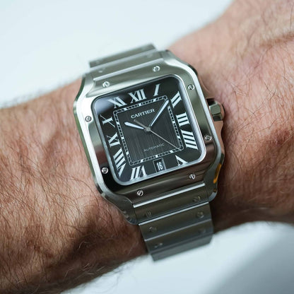 Cartier watch for men good quality automatic 
260 dhs✅
 ( size 41mm)

Zain59
♥️♥️♥️