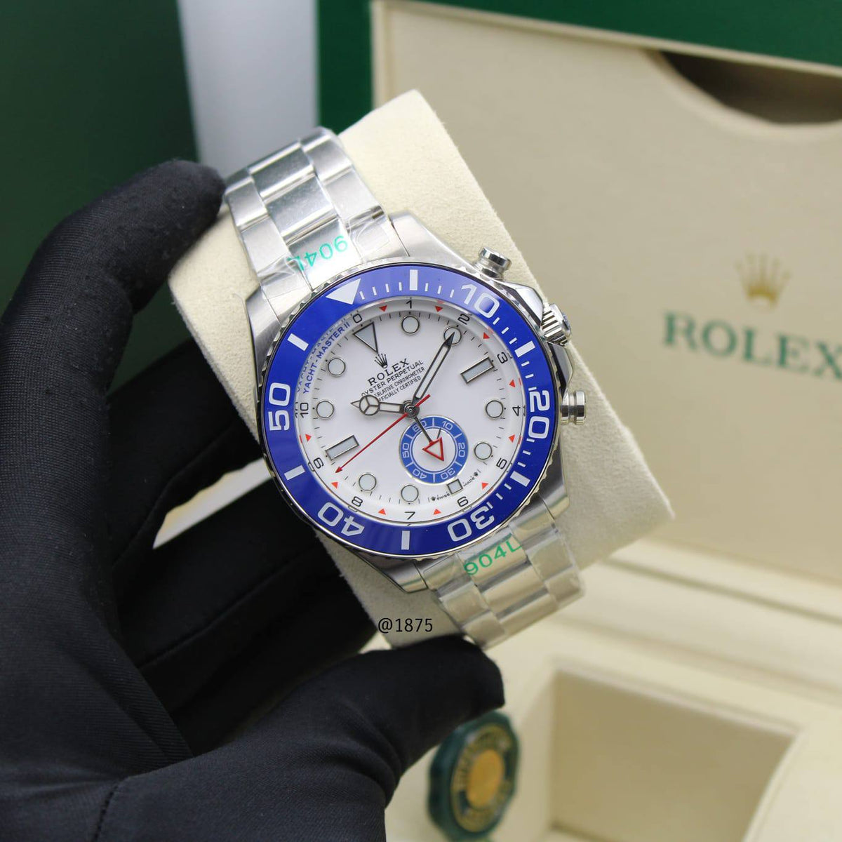 ROLEX YACHT-MASTER

SIZE: MEN 44

AUTOMATIC
320 dhs🇦🇪🇦🇪

Zain304
♥️♥️♥️