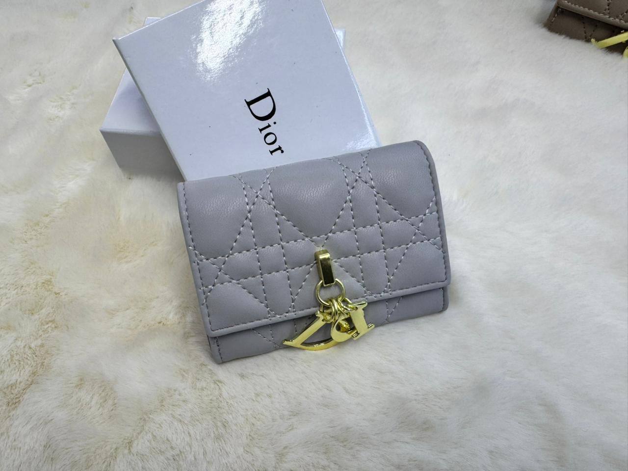 Dior wallet 

With box 
🎁🎁🎁

45 dhs❣️

Zain56
♥️♥️♥️