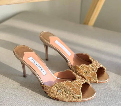 Aquazzura
High quality 
size 36-42 
180 dhs❣️

Zain132
♥️♥️♥️