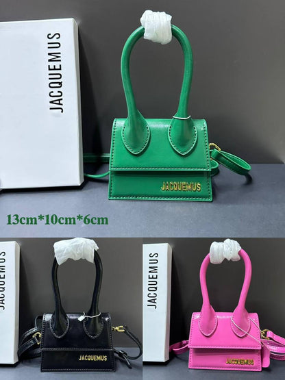 JACQUEMUS 
COPY ONE MINI SIZE SPECIAL WITH BOX🎁🎁🎁

115 dhs💓
(leather)

Zain39
♥️♥️♥️