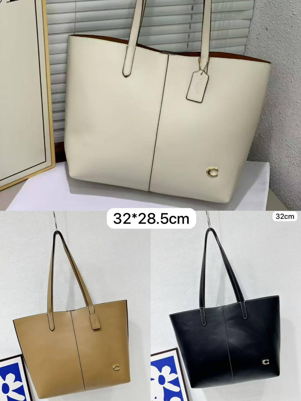 ❤️ Coach North tote
1⃣️ First quality 
Size: 32 * 28.5 * 15 cm
95 dhs✅

Zain115
♥️♥️♥️