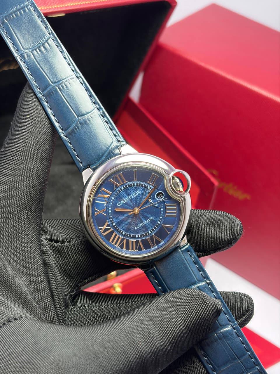 Cartier 
watch for men 
good quality automatic
260 dhs✅

Zain59
♥️♥️♥️