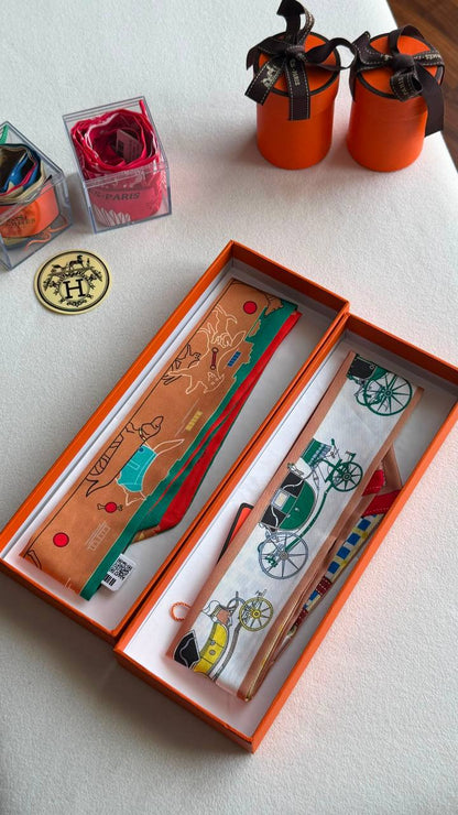 Hermes 
*Twilly Scarf* 
*With orginal packing*  🎁
250 dhs🇦🇪🇦🇪
*VIP QUALITY*

Zain280
♥️♥️♥️