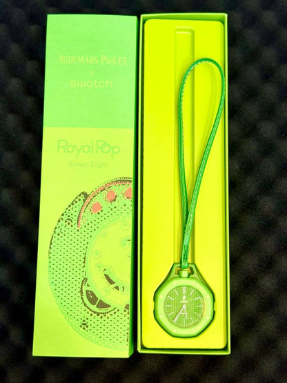 AP swatch Royal pop
*New arrival*🔥
*Available 

With box 🎁🎁🎁

50 dhs✅

Zain08
♥️♥️♥️