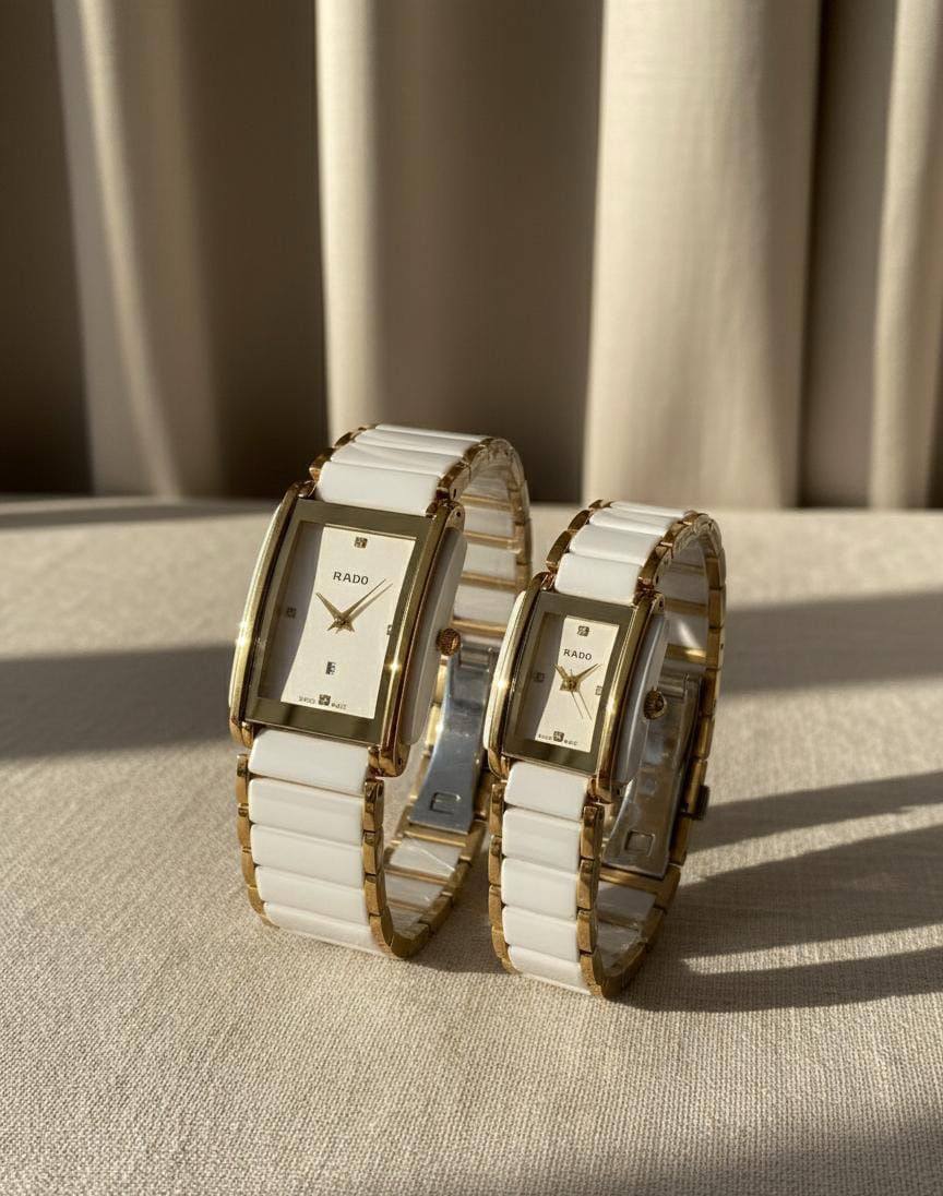 Rado couple set👫
210 dhs🪙🌨️
*Battery*

Zain29
♥️♥️♥️