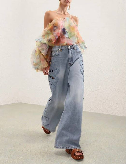 ZIMMERMANN JEANS
      💯 % COTTON✨
   ✨VIP QUALITY 😍
Sizes;  0-1-2-3
850 dhs✅

Zain287
♥️♥️♥️