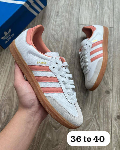 Samba
Size 36 to 45 
90 dhs✅

Zain183
♥️♥️♥️