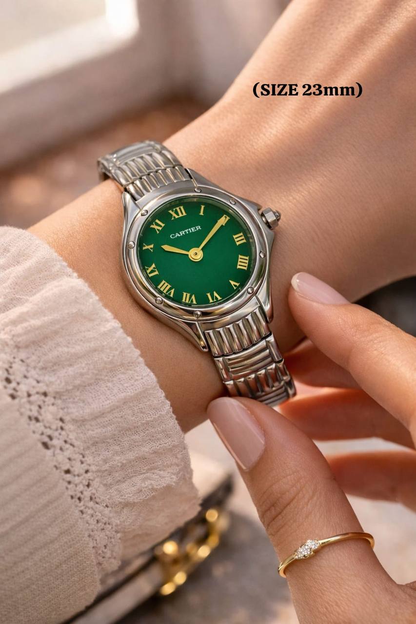 Cartier watch for ladies good quality 
310 dhs💓
 (size 23mm) without stone

Zain59
♥️♥️♥️