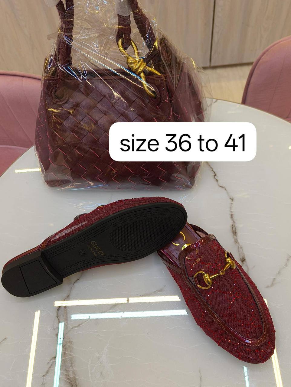 Gucci
Size 36 to 41
120 dhs🪙🖤

Zain146
♥️♥️♥️