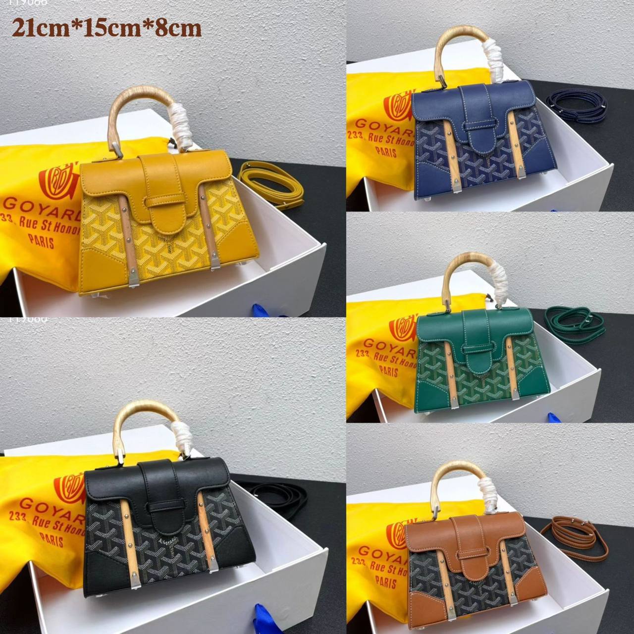 GOYARD 

HIGH QUALITY  

WITH BOX 
🎁🎁🎁

130 dhs✅

Zain39
♥️♥️♥️