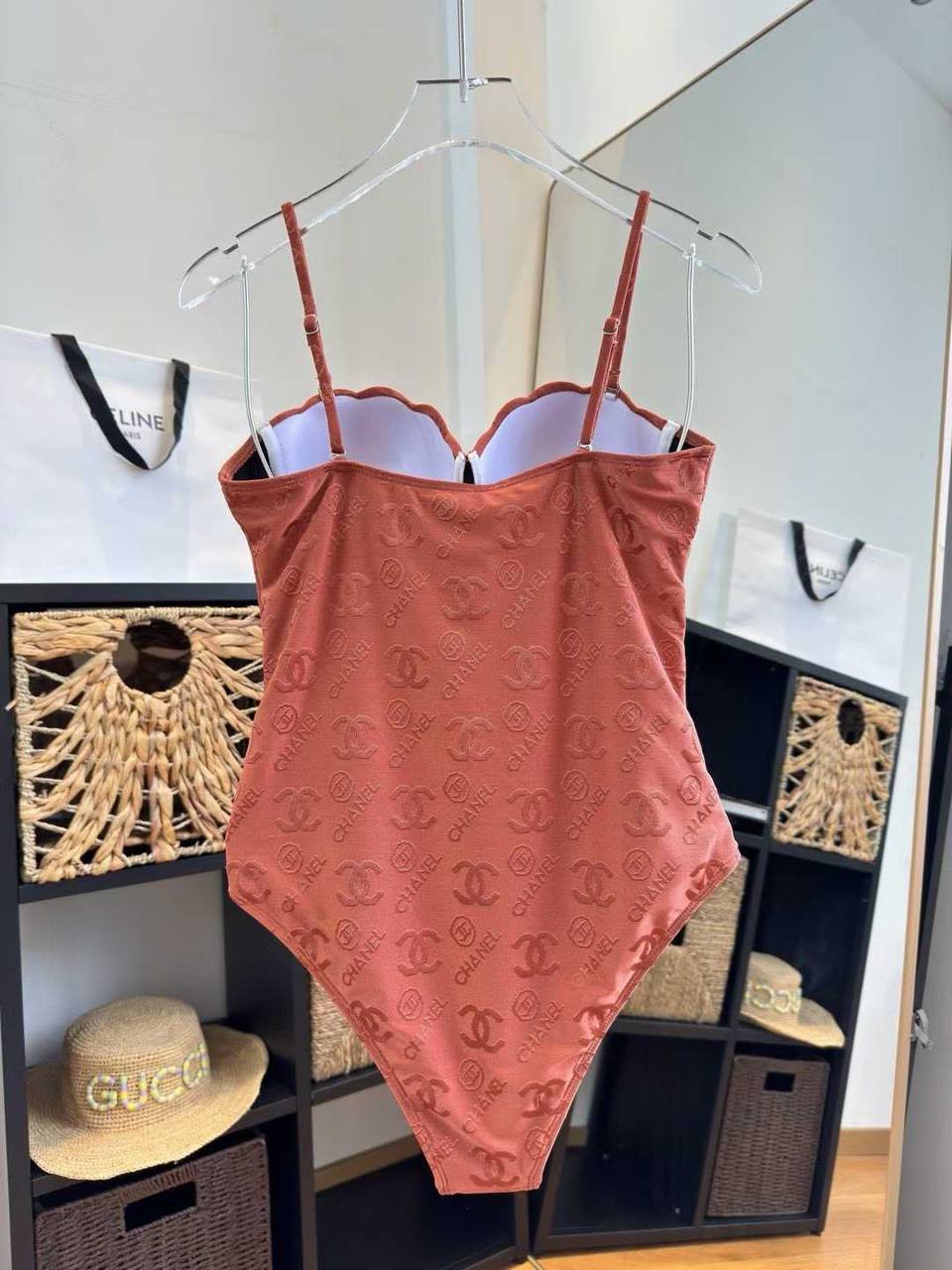 CHANEL
Women’s Swimsuit
Master Quality 
SMLXL
280 dhs✅

Zain276
♥️♥️♥️