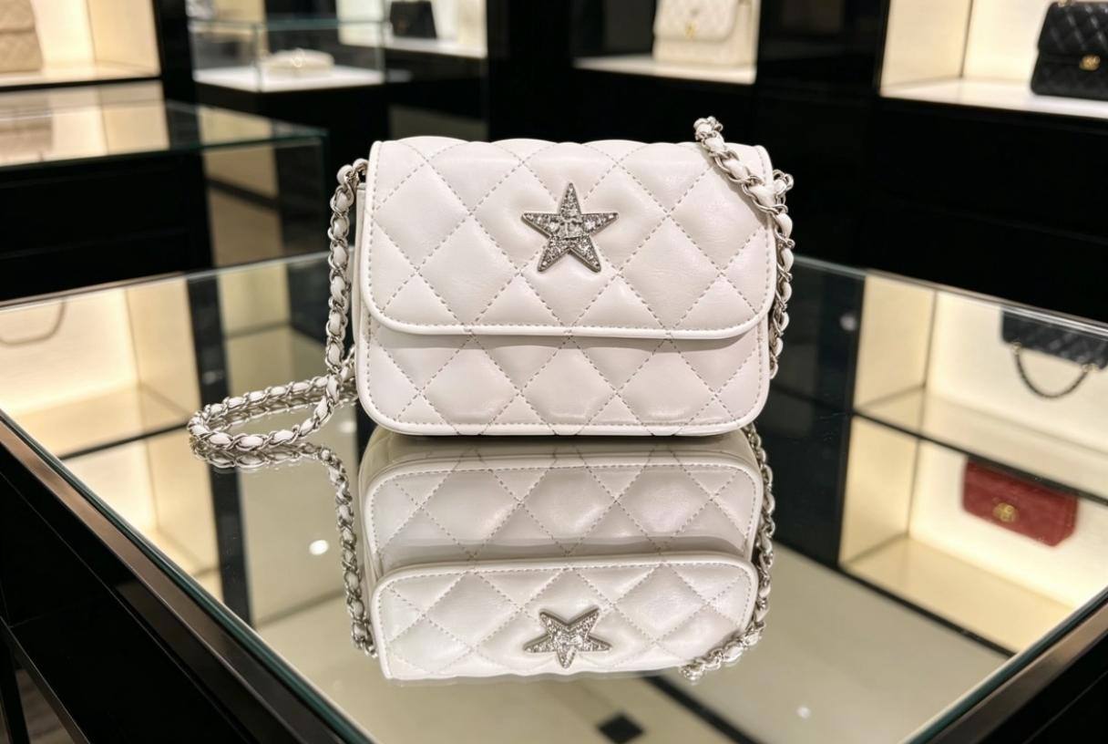Chanel
105 dhs✅

with box
🎁🎁🎁

Size:16*12*6

Zain07
♥️♥️♥️
