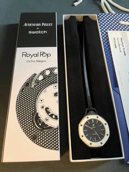 AP swatch Royal pop 🤩🤩
*Super Master quality*🔥
*Automatic*
*New arrival*🔥
*Available With box 
450 DHS💓*🤩🔥

Zain08
♥️♥️♥️