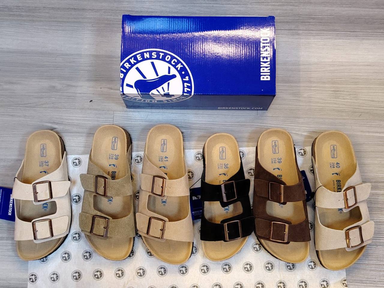 Birkenstock 
High Quality, 
Size 36 To 41
105 dhs💓

Zain120
♥️♥️♥️