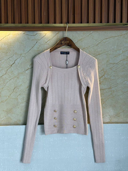 *BALMAIN*
Women’s Sweater
Master Quality 
SML 
260 dhs🪙🌨️

Zain276
♥️♥️♥️