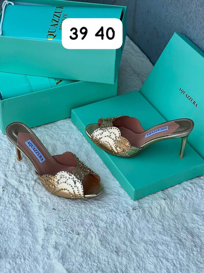 Aquazzura
 𝟗𝐂𝐌
💯high quality
130 dhs✅

Zain86
♥️♥️♥️