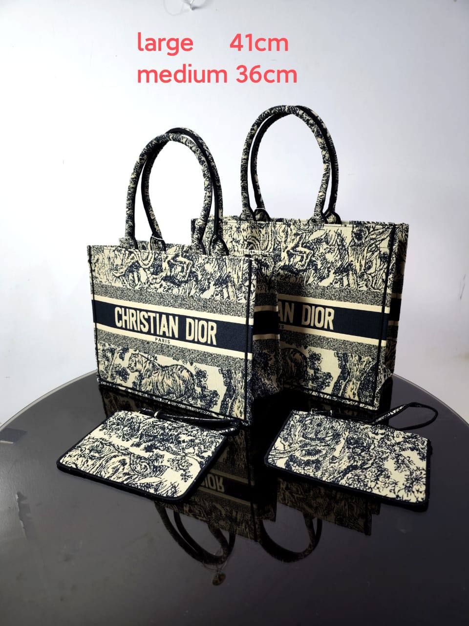 Dior

110 dhs🪙🌨️  medium 36cm
115 dhs🪙🌨️  large 41cm
two  size
High Quality

Zain26
♥️♥️♥️