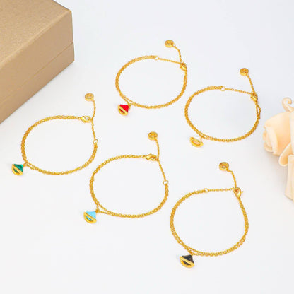 BVLGARI SET 🔥*
Necklace ❣️
Earring 🐦‍🔥
Bracelet 🌸
Master quality 💯
With normal boxes 📦 
120 dhs🪙🌨️
With master box 🗃️ 
170 dhs🪙🌨️

Zain216
♥️♥️♥️