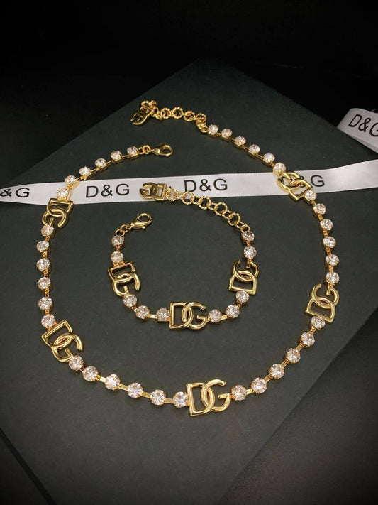 D&G Set 
120 dhs🪙🖤
Necklace Bracelet 

Zain89
♥️♥️♥️