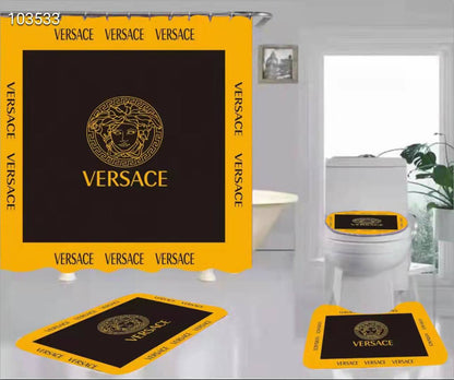 New collection 🔥🔥🔥🔥
Bathroom full set 
 1 Carten size 180*180
3 carpet 
Full set 4pcs 
140 dhs🪙💕

Zain99
♥️♥️♥️