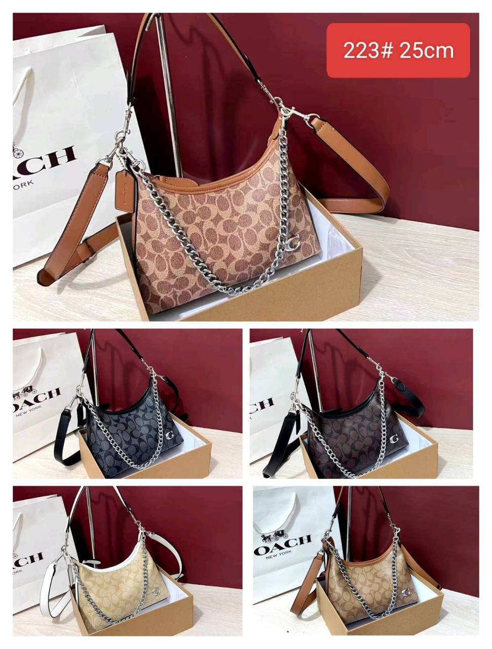 Coach
90 dhs✅

with box
🎁🎁🎁

size 25cm

Zain26
♥️♥️♥️