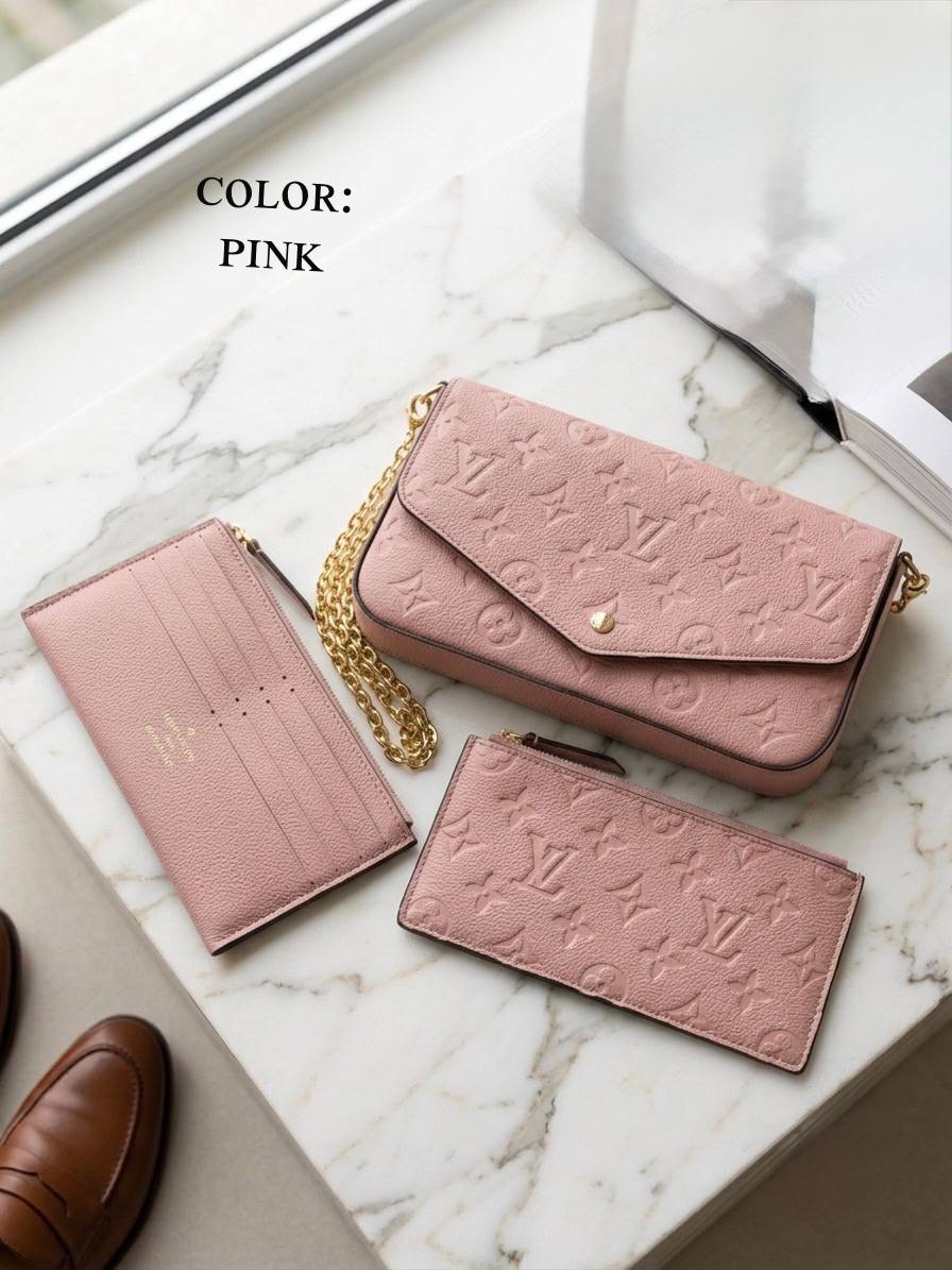 LV
ᴘᴏᴄʜᴇᴛᴛᴇ ғᴇʟɪᴄɪᴇ
ɢᴏʟᴅ ʜᴀʀᴅᴡᴀʀᴇ
ᴡɪᴛʜʙᴏx
ʟᴇᴀᴛʜᴇʀ/ɢᴀᴍᴏsᴀ
sɪᴢᴇ:2𝟎ᴄᴍ
85 dhs✅

Zain56
♥️♥️♥️