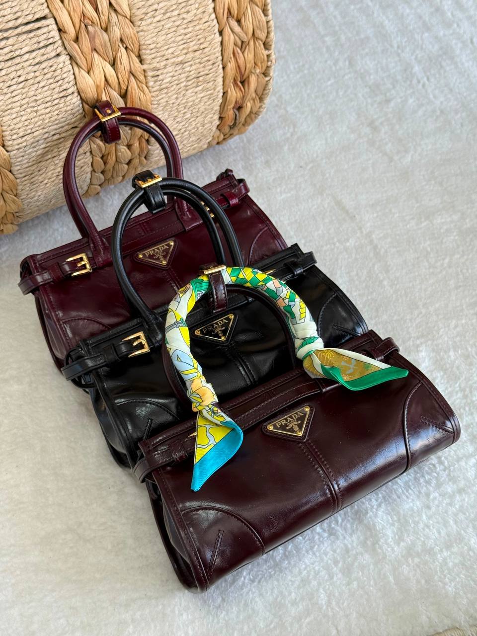 PRADA
SUPER MASTER QUALITY 
SIZE:23cm 1100 dhs✅
SIZE:30cm 1250 dhs✅

Zain307
♥️♥️♥️