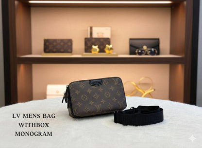 LV ᴍᴇɴs ʙᴀɢs 
ᴄʀᴏssʙᴏᴅʏ ʙᴀɢ
ᴅᴏᴜʙʟᴇ ᴢɪᴘᴘᴇʀ 
ᴡɪᴛʜʙᴏx🎁🎁🎁
ʟᴇᴀᴛʜᴇʀ 
sɪᴢᴇ:19ᴄᴍ
90 dhs🇦🇪

Zain56
♥️♥️♥️