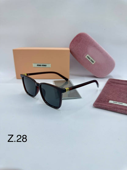 MIU MIU 
Sunglasses 💥
Copy 1️⃣ 
good quality 💯
With original boxes  🗃️ 
60 dhs✅

Zain216
♥️♥️♥️
