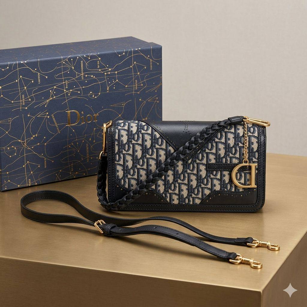 CHRISTIAN DIOR
Jacquard Canvas Leather
With long & short belt strap
With BOX
Size : 28 cm

110 dhs🇦🇪🇦🇪

Zain239
♥️♥️♥️