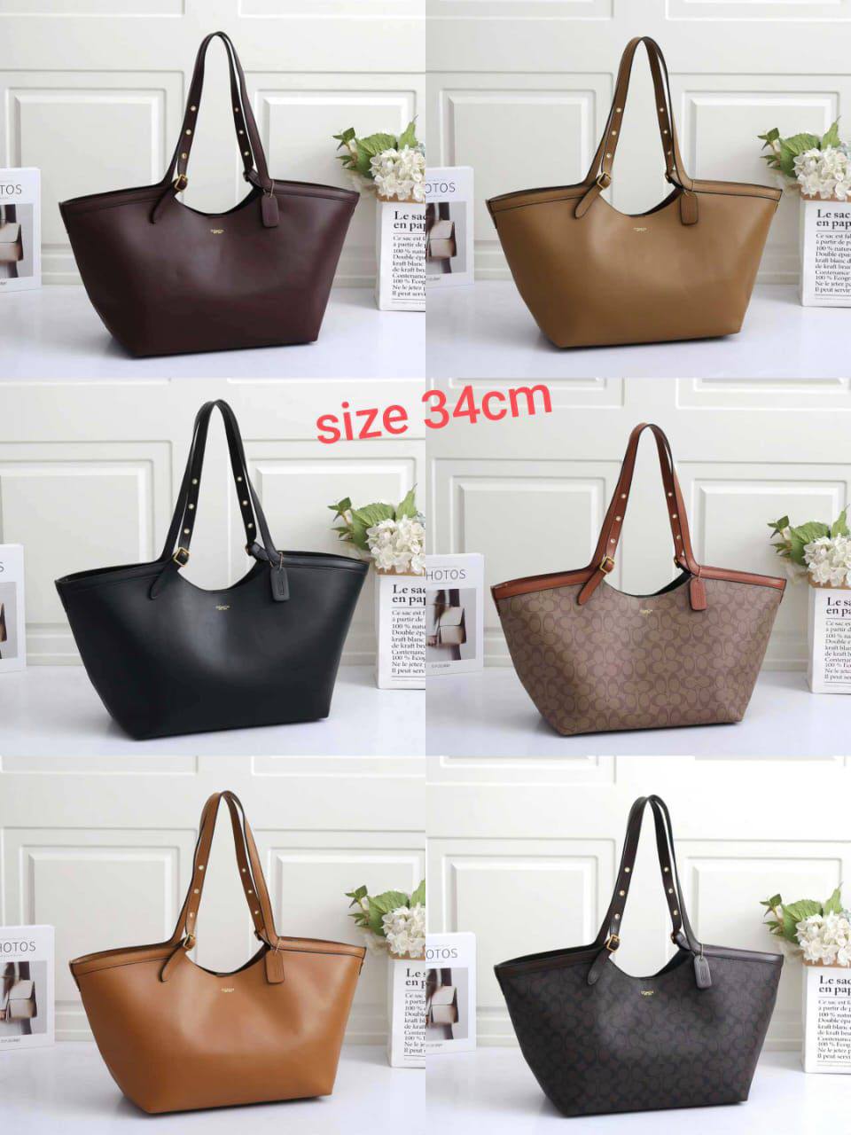 COACH Gramercy tote bag
crafted leather Material
Adjustable shoulder straps
metallic grommet detailing
Size : 34 cm
Without BOX

100 dhs🇦🇪🇦🇪

Zain239
♥️♥️♥️