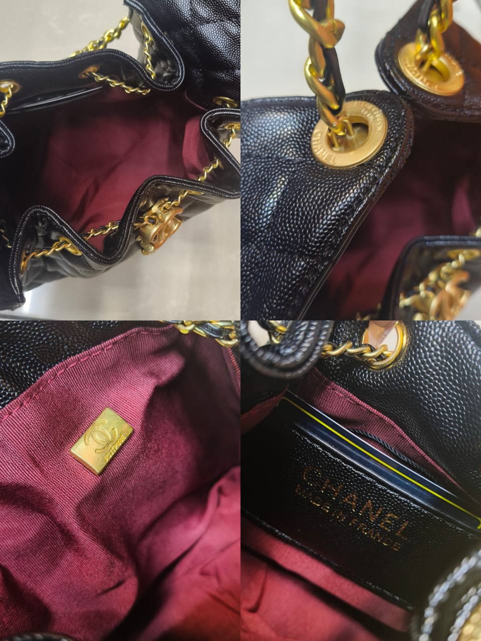 CHANEL 25 ʜᴏʙᴏ ʙᴀɢ
ᴄʀᴀғᴛᴇᴅ ғʀᴏᴍ ɢʀᴀɪɴᴇᴅ
ᴄᴀʟғsᴋɪɴ ɢᴏʟᴅ ʜᴀʀᴅᴡᴀʀᴇ
sɪᴢᴇ : 25 cm
ᴡɪᴛʜ BOX

105 dhs✅

Zain31
♥️♥️♥️
