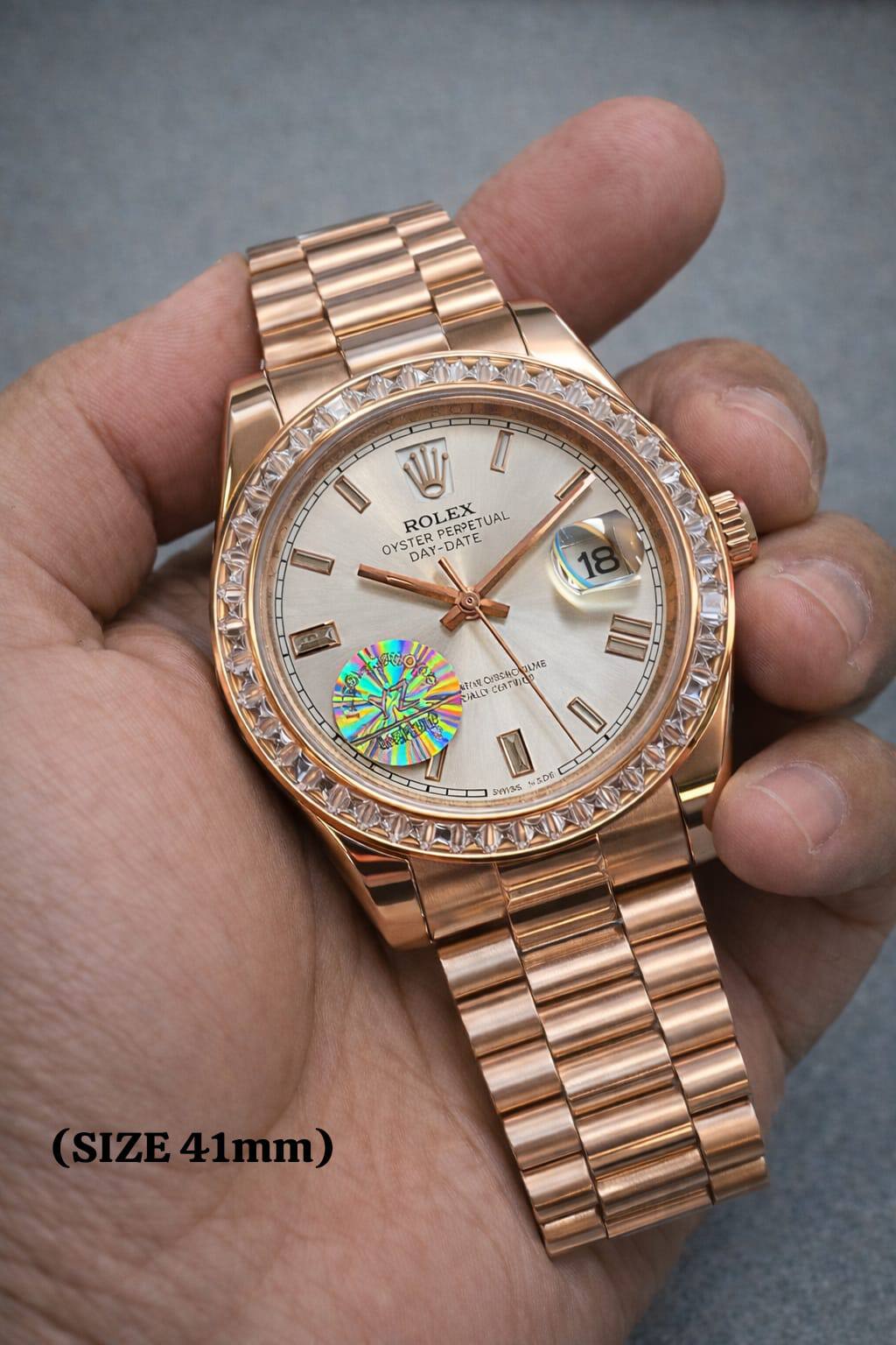 Rolex watch for ladies good quality automatic 
230 dhs❣️
size 31mm

Zain59
♥️♥️♥️