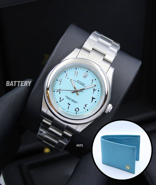 ROLEX MEN WATCH WITH WALLET BATTERY 41MM

175 dhs🪙🌨️

Zain158
♥️♥️♥️
