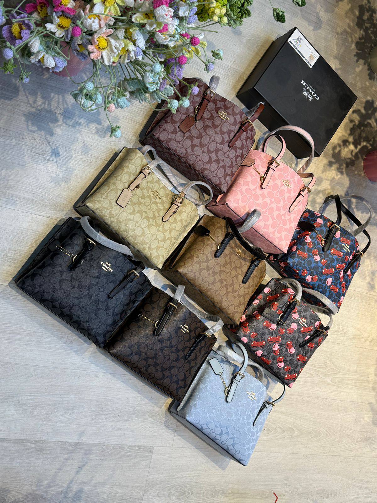 Coach Mollie 
Tote 25 bags
105 dhs❣️ 

with BOX
🎁🎁🎁

Zain44
♥️♥️♥️