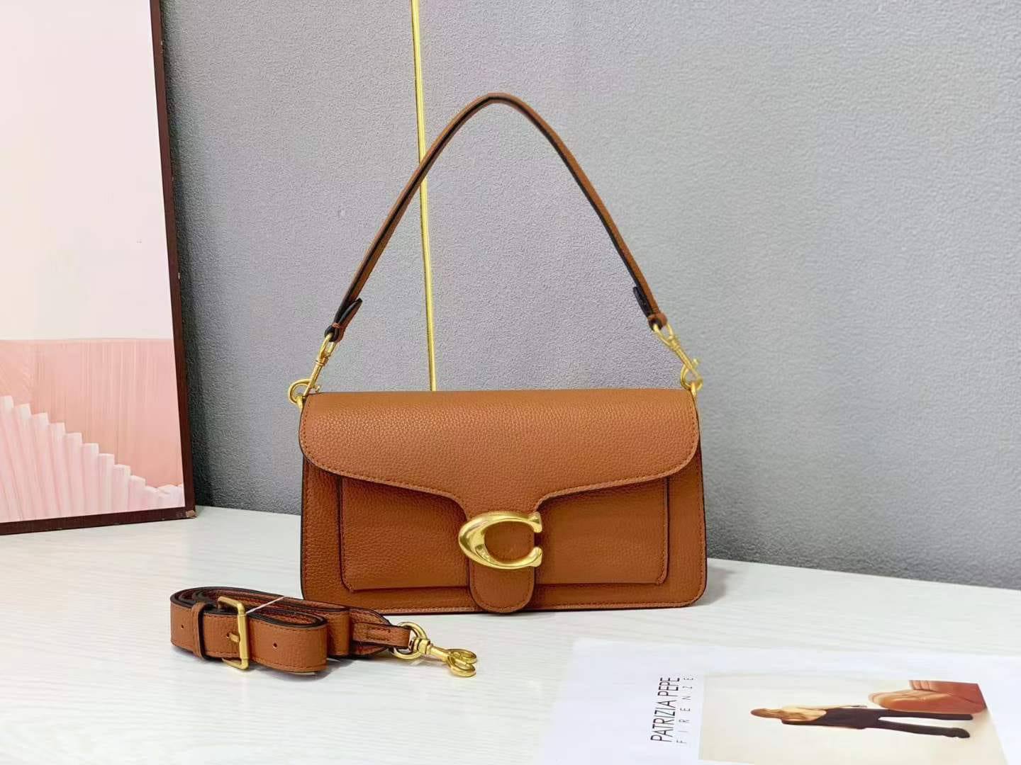 COACH Tabby 25
Gold Hardware
With 2 sizes strap
Gamosa inside
In signature canvass
Size : 25 cm
With BOX

110 dhs✅

Zain239
♥️♥️♥️