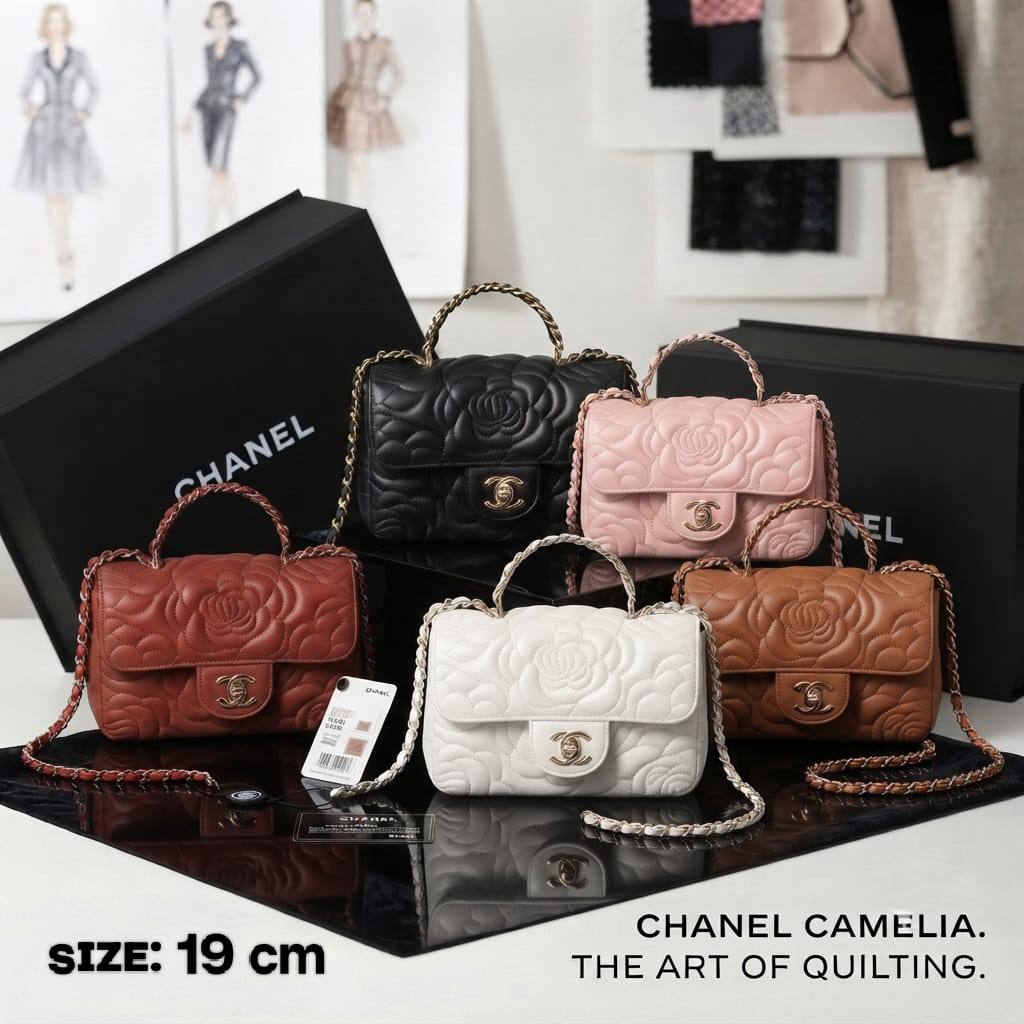 Chanel ᴄᴀᴍᴇʟɪᴀ
ᴛᴏᴘ ʜᴀɴᴅʟᴇ ʙᴀɢ
ǫᴜɪʟᴛᴇᴅ ʟᴀᴍʙsᴋɪɴ ʟᴇᴀᴛʜᴇʀ
ɢᴏʟᴅ ʜᴀʀᴅᴡᴀʀᴇ
sɪᴢᴇ : 19 cm
ᴡɪᴛʜ BOX

95 dhs✅

Zain31
♥️♥️♥️