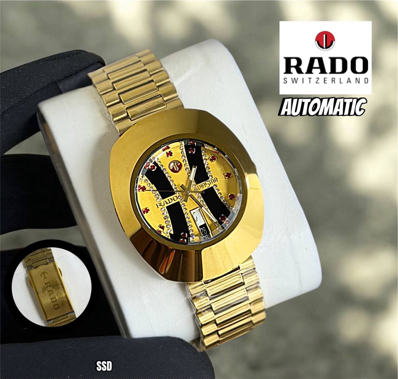 Rado Men
*Good quality*
*Automatic*
230 dhs💛

Zain29
♥️♥️♥️