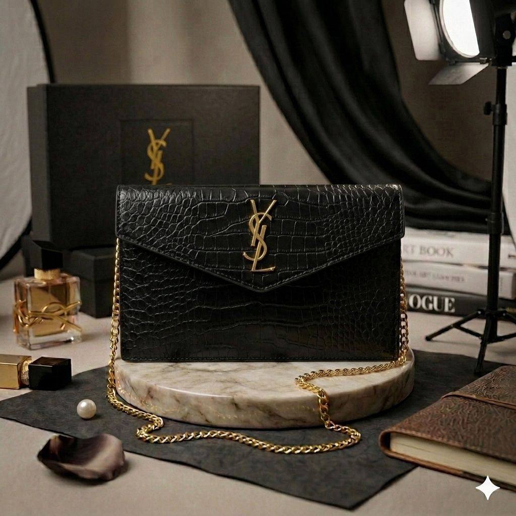 YSL  - Saint Laurent
Envelope Clutch HandBag
With BOX🎁
size:  17 cm
70 dhs✅
 
Zain239
♥️♥️♥️