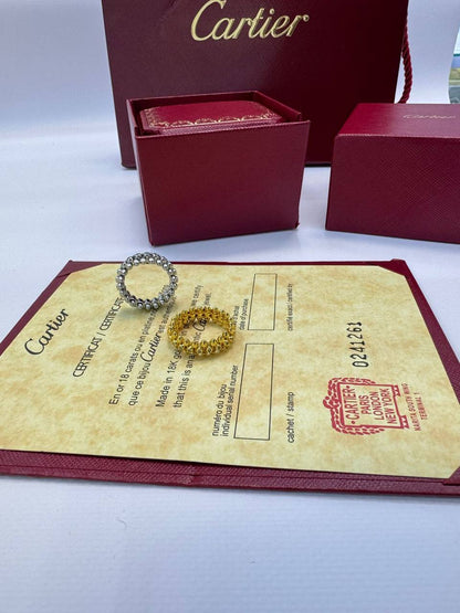 Cartier Clash❤️‍🔥*
Ring 💍 with diamond 💎 
Super master quality 💯
Available size 6,7,8,9✨
With normal boxes 📦 
50 dhs✅
With master box 🗃️ 
90 dhs✅

Zain216
♥️♥️♥️