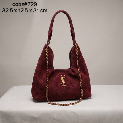 YSL SAINT LAURENT ʜᴏʙᴏ ʙᴀɢ
ᴄʜᴀᴍᴏɪs ʟᴇᴀᴛʜᴇʀ ᴍᴀᴛᴇʀɪᴀʟ
ᴡɪᴛʜ  ʙᴇʟᴛ sᴛʀᴀᴘ
ɢᴏʟᴅ ʜᴀʀᴅᴡᴀʀᴇ
sɪᴢᴇ 32.5 ᴄm

75 dhs💓

Zain31
♥️♥️♥️
